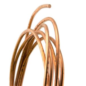 VAKOOBA 1 Meter Bare Dead Soft Pure Copper Wire without Enameled, 4 Gauge (5.893 mm Diameter)