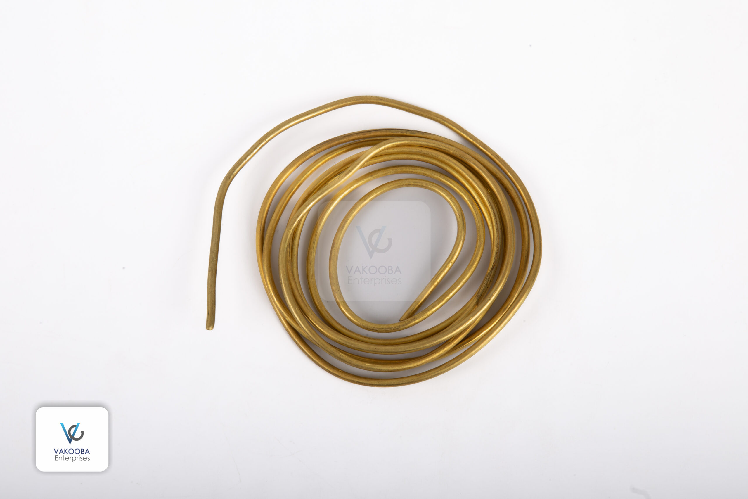 VAKOOBA Brass Wire 10 Guage - 3mm Diameter x 3 Meter Length