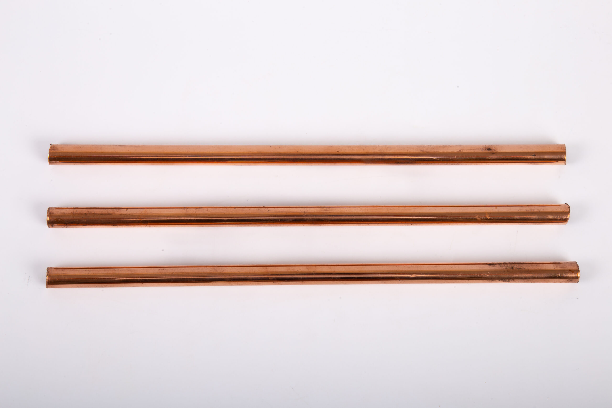 VAKOOBA Pure Brass Round Bar 6mm Diameter x 300mm Length (10 Pieces)