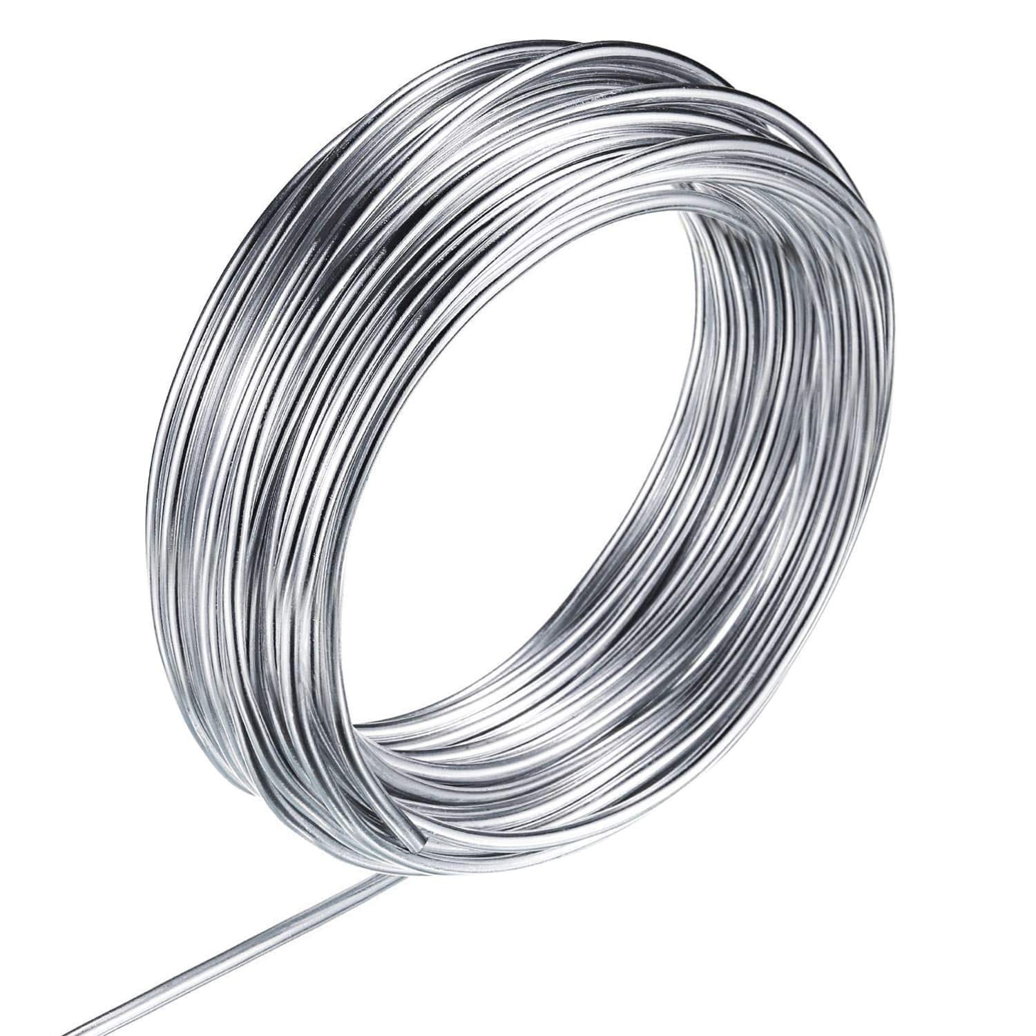 VAKOOBA Pure Aluminium Wire 2mm Thickness x Length 100mtr