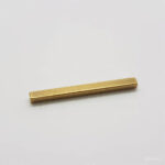 VAKOOBA 6mm x 300mm Length x 3 pcs Brass Solid Square Rod Stick (6mm, 3nos)