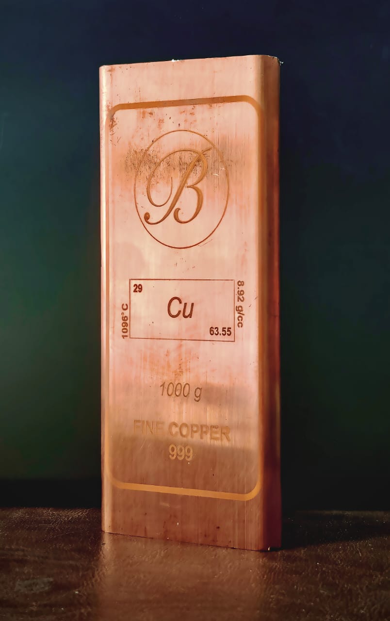 VAKOOBA 99.99% PURE COPPER 1 KG (1 KILO)